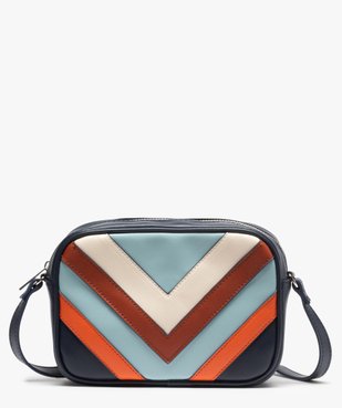 Sac femme forme besace multicolore vue1 - GEMO (ACCESS) - GEMO