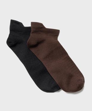 Chaussettes de sport basses avec tige de maintien femme (lot de 2 paires) vue1 - GEMO(HOMWR FEM) - GEMO