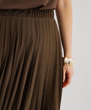 Jupe plissée en maille résille fluide femme vue2 - GEMO(FEMME PAP) - GEMO