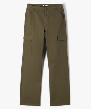 Pantalon ample avec poches à rabat sur les cuisses fille vue1 - GEMO 4G FILLE - GEMO