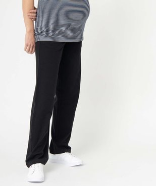 Pantalon de grossesse droit en jersey avec lien à la taille vue1 - GEMO 4G MATERN - GEMO