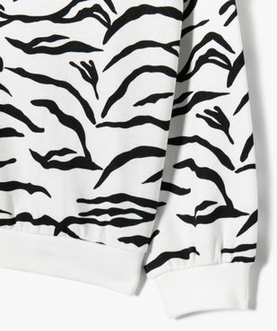 Sweat ample imprimé intérieur molletonné fille vue2 - GEMO (ENFANT) - GEMO