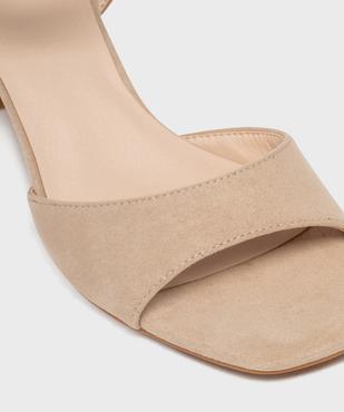 Sandales à talon toucher velours femme - Valentina Baldano vue6 - VALENTINA BALDA - GEMO