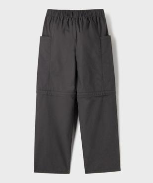 Pantalon loose transformable en short garçon vue4 - GEMO (JUNIOR) - GEMO