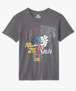 Tee-shirt homme avec motif multicolore - Camps United vue4 - CAMPS UNITED - GEMO