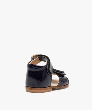Sandales premiers pas bébé fille vernies en cuir – NA! vue4 - NA! - GEMO