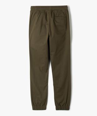 Pantalon jogger coupe slim garçon vue4 - GEMO (JUNIOR) - GEMO