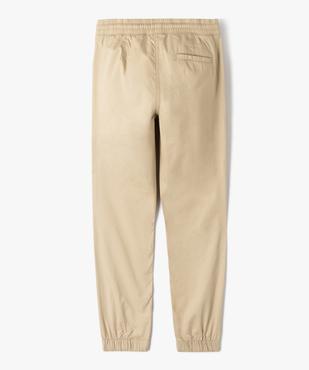 Pantalon jogger coupe slim garçon vue5 - GEMO (JUNIOR) - GEMO