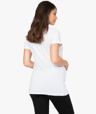 Tee-shirt de grossesse à message vue3 - GEMO (MATER) - GEMO