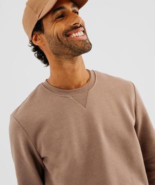 Sweat avec intérieur molletonné homme vue2 - GEMO 4G HOMME - GEMO