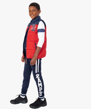 Pantalon de jogging garçon bicolore – Camps United vue5 - CAMPS UNITED - GEMO