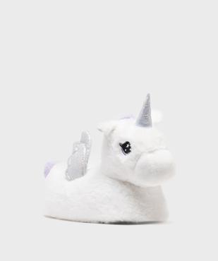 Chaussons 3D licorne femme vue2 - GEMO(HOMWR FEM) - GEMO