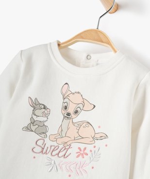 Sweat bébé fille avec motif Bambi - Disney vue2 - DISNEY DTR - GEMO