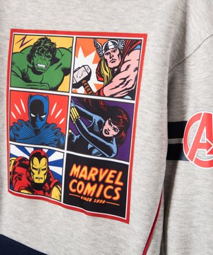 Sweat garçon à capuche avec motifs Avengers - Marvel vue2 - AVENGERS - GEMO