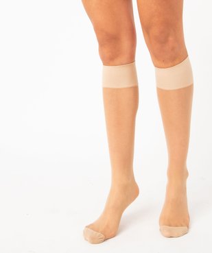 Mi-bas transparents femme (lot de 3+1) - Ultra Resist Dim vue2 - DIM - GEMO