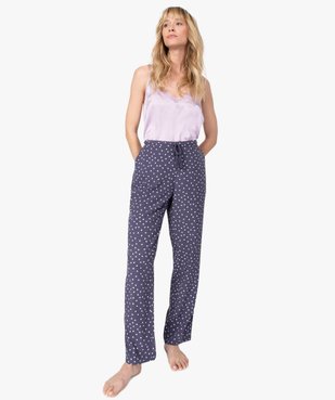 Pantalon de pyjama femme à motifs fleuris vue5 - Nikesneakers(HOMWR FEM) - Nikesneakers