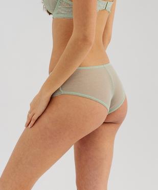 Shorty en dentelle et tulle femme (lot de 2) vue2 - GEMO(HOMWR FEM) - GEMO