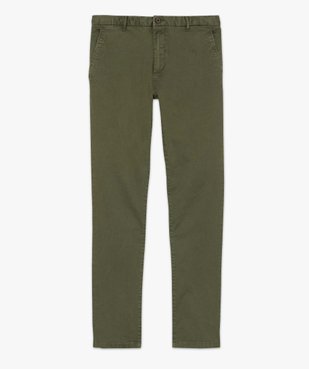 Pantalon chino en coton stretch homme vue4 - GEMO 4G HOMME - GEMO