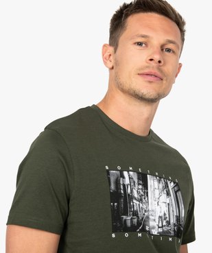 Tee-shirt homme à manches courtes imprimé Japon vue2 - GEMO (HOMME) - GEMO