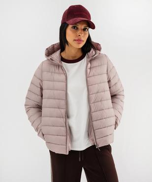 Doudoune légère à capuche femme vue1 - GEMO 4G FEMME - GEMO