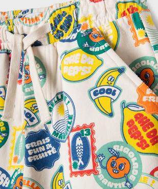 Bermuda à motifs imprimés vue2 - GEMO 4G GARCON - GEMO