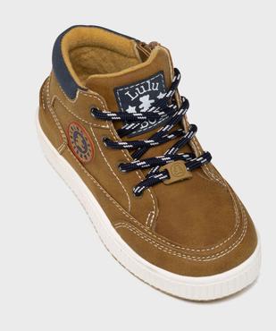 Baskets montantes avec surpiqûres et épaisse semelle garçon - LuluCastagnette vue5 - LULU CASTAGNETT - GEMO