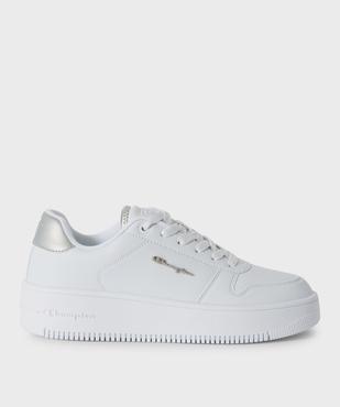 Baskets Rebound Plat Chromo à semelle plateforme femme - Champion vue7 - CHAMPION USA - GEMO