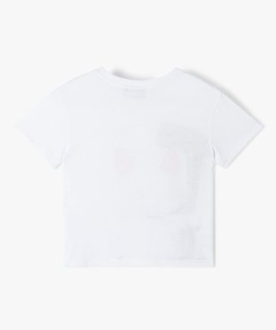 Tee-shirt fille crop top imprimé - Dragon Ball Z vue3 - DRAGON BALL Z - GEMO