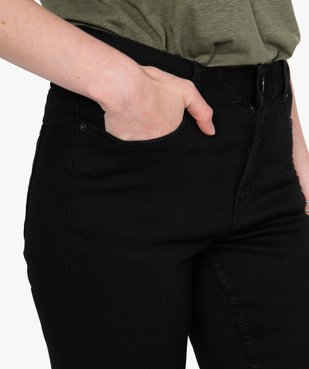 Jean femme skinny taille normale noir vue2 - GEMO(FEMME PAP) - GEMO