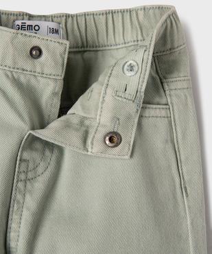 Jean barrel avec taille ajustable bébé garçon vue2 - GEMO(BEBE DEBT) - GEMO