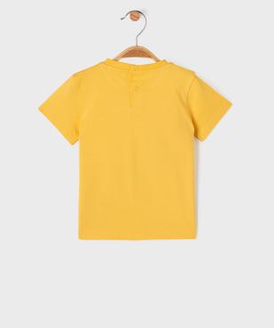 Tee-shirt manches courtes avec motif humoristique bébé garçon vue3 - GEMO 4G BEBE - GEMO