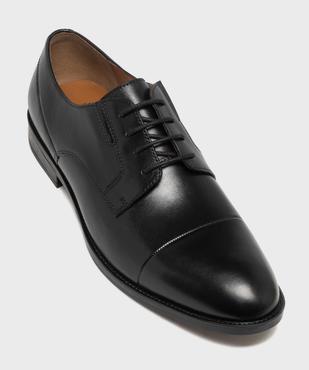 Derbies élégants dessus et semelle intérieure cuir homme - Tanéo vue5 - TANEO GEMO FOR GOOD - GEMO