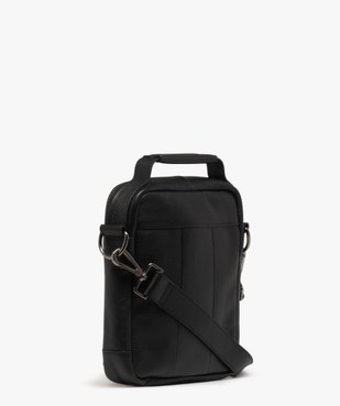 Sac pochette en cuir à bandoulière ajustable homme vue2 - GEMO (ACCESS) - GEMO