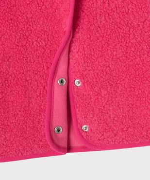 Gilet sans manches façon sherpa bébé fille vue2 - GEMO(BEBE DEBT) - GEMO