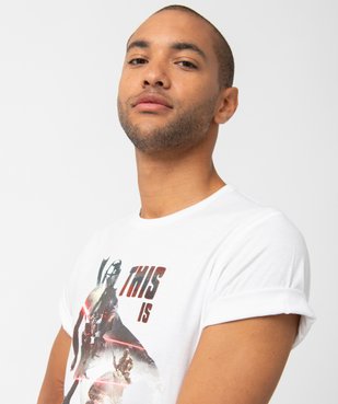 Tee-shirt homme à manches courtes avec motif - Star Wars vue2 - THE MANDALORIAN - GEMO