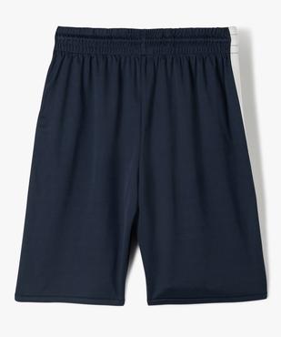 Bermuda en maille inspiration basket-ball garçon vue3 - GEMO (JUNIOR) - GEMO
