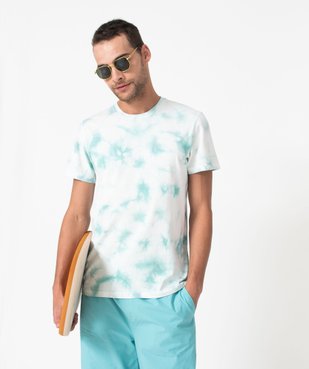 Tee-shirt à manches courtes coloris tie and dye homme vue1 - GEMO (HOMME) - GEMO