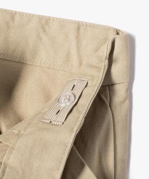 Bermuda en sergé de coton uni garçon vue2 - GEMO 4G GARCON - GEMO