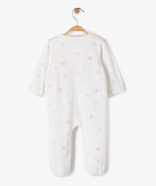 Pyjama bébé en velours imprimé Les Aristochats - Disney vue3 - DISNEY DTR - GEMO