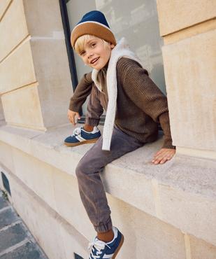 Pull en maille garçon vue1 - GEMO (ENFANT) - GEMO