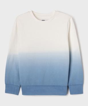 Sweat en maille French Terry coloris dégradé garçon vue10 - GEMO (ENFANT) - GEMO