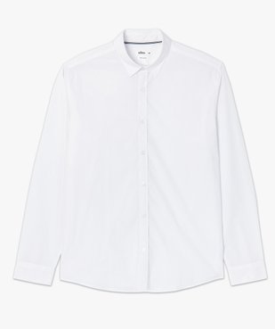 Chemise homme unie en coton vue4 - GEMO (HOMME) - GEMO