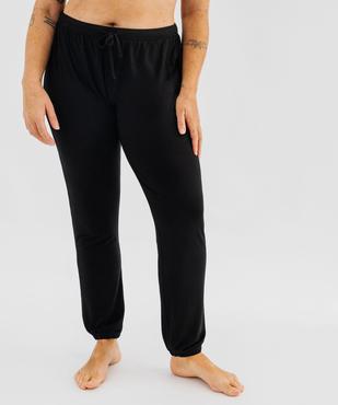 Pantalon de pyjama femme grande taille resserré dans le bas  vue9 - GEMO 4G FEMME - GEMO