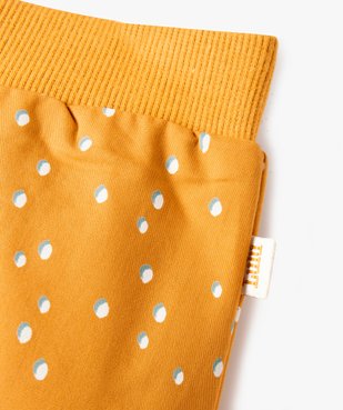 Pantalon bébé garçon en toile imprimée doublée jersey - LuluCastagnette vue2 - LULUCASTAGNETTE - GEMO