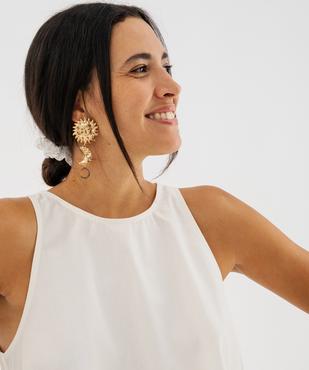 Blouse sans manches à basque et dos noué femme vue7 - GEMO(FEMME PAP) - GEMO