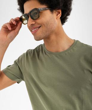 Tee-shirt à manches courtes et col rond homme vue2 - GEMO 4G HOMME - GEMO