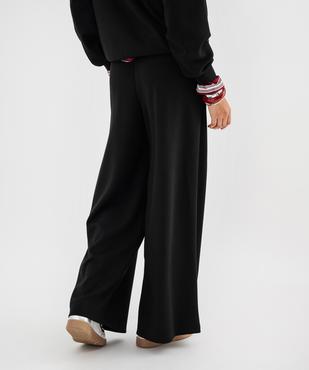 Pantalon de jogging large en modal doux femme vue4 - GEMO 4G FEMME - GEMO