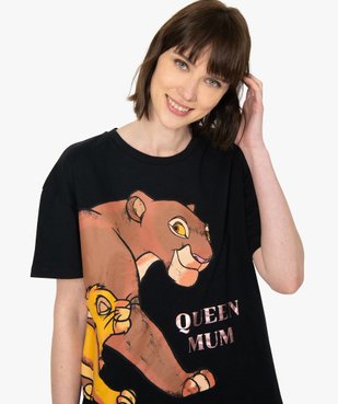 Tee-shirt femme oversize avec motif XXL - Disney vue1 - DISNEY DTR - GEMO