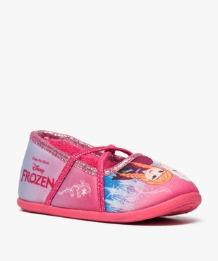 Chaussons fille avec motifs et paillettes La Reine des neiges - Disney vue2 - REINE DES NEIGE - GEMO