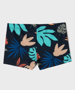 Short de bain à motif feuillage garçon vue1 - GEMO 4G GARCON - GEMO